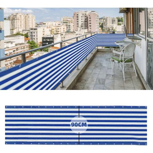 Balcony Privacy Screen High Density Weather-Resistant Mesh Fence Shade Net for Outdoor Backyard Patio Balcony Porch Deck