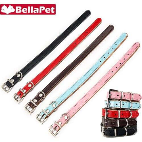 Leather Dog Collar for Cats Cute Dog Collar for Small Dogs Pet Product Cat Collar Charm Dog Accessories Dog Collar for Cats