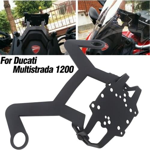 For Ducati GPS Smart Phone Navigation Mount Mounting Bracket Adapter Holder Multistrada 2013 2014