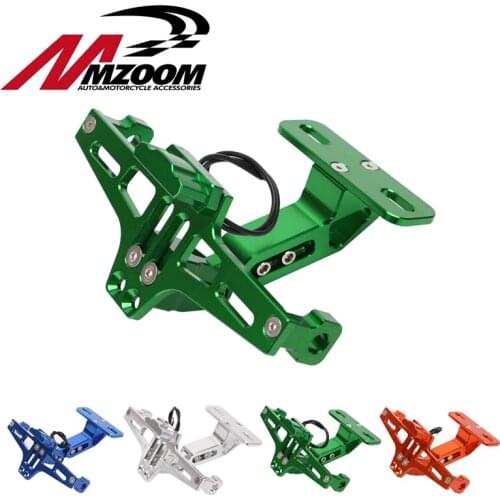 Motorcycle License Plate Bracket Licence Plate Holder Frame Number Plate for Honda Cbr 600 F2 F3 F4 F4i 900 Cbr900rr 1993-2017