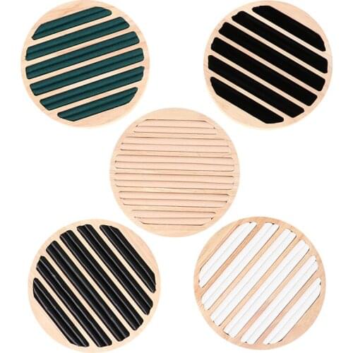 Round Storage Jewelry Ring Display Tray Holder For Shop Retail Commercial Multi Use