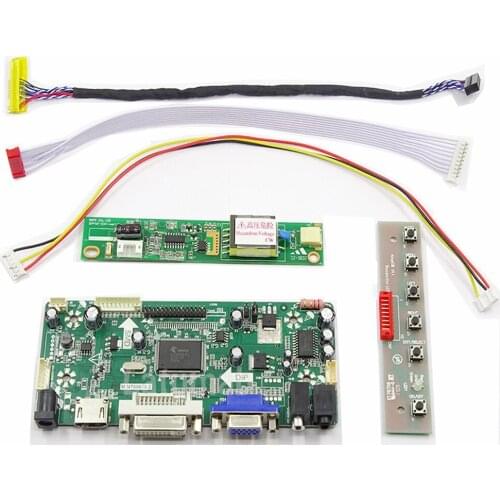 Latumab New HDMI+VGA Controller Driver Board DIY kit for LCD LTN184KT02 1680X945 18.4" 30pins