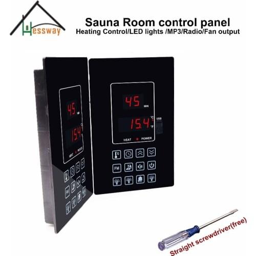 Multi-Function Centigrade Fahrenheit Sauna Heating Temperature Control for 110v 230v Power