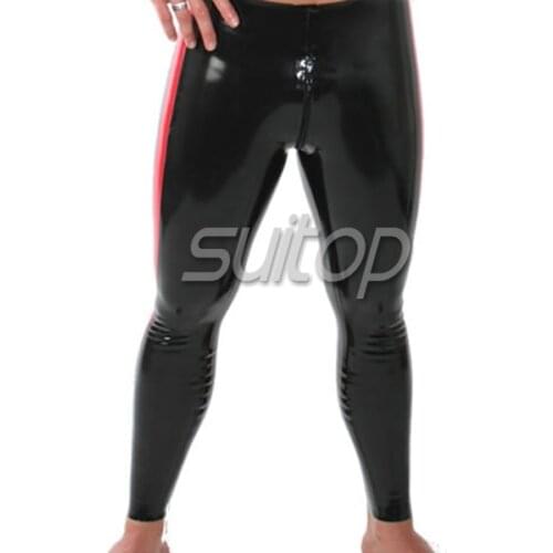 MENS latex legging trousers latex pants