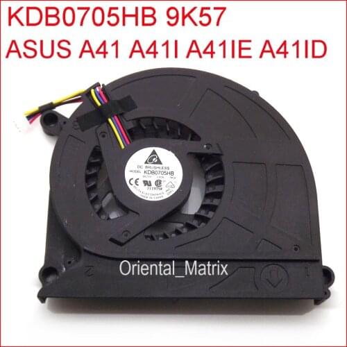 Original New KSB0705HA KDB0705HB 9K57 DC5V 0.40A Cooler For Asus A41 A41I A41IE A41ID Laptop CPU Cooling Fan