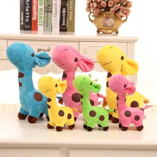 Plush Infant Toys Baby Development Giraffe Animal Stuffed Doll Series Stuffed Toys For Kids Baby Children Gifts