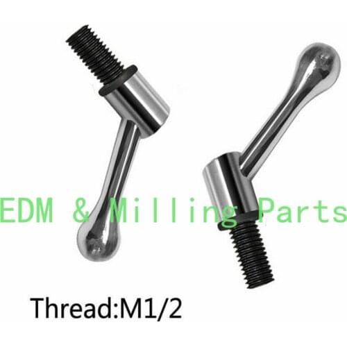 2pcs Milling Machine Part Table Lock Bolt Mill Handle CNC M1/2 Thread For Bridgeport