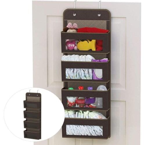 50% Hot Sales! Storage Bag Dust Proof Hanging Fabric Multi-layer Organizer Bag for Home