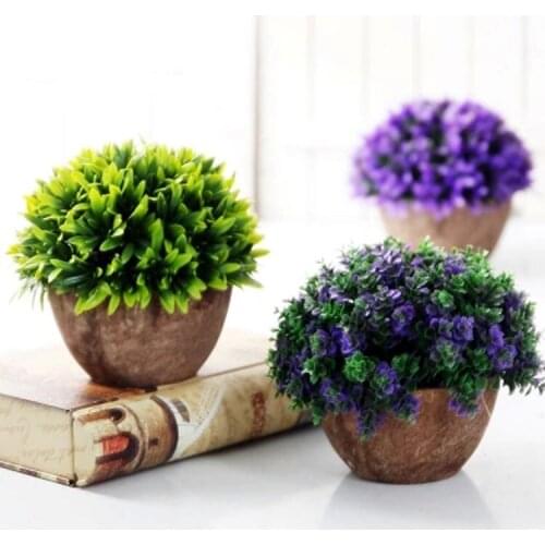 6 kinds of imitation flower bonsai wedding house living room decoration fake flower potted decoration
