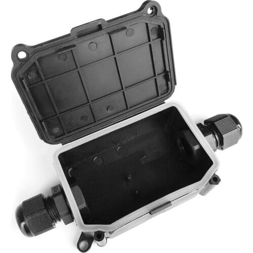 80%HOT2 Way IP66 Waterproof Junction Box Cable Connector Electrical Enclosure Case