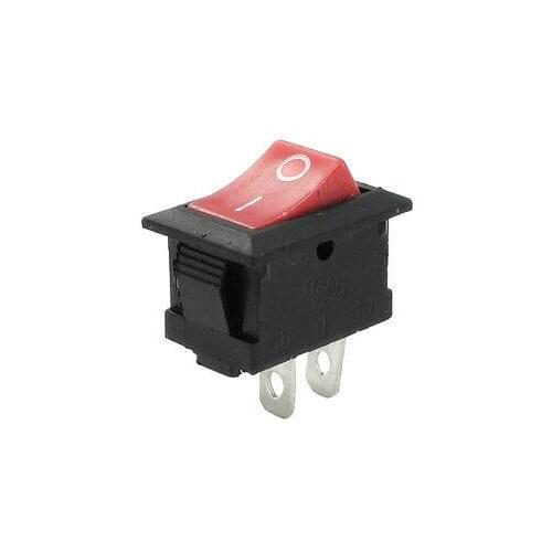 Free shipping!250VAC 8A 2-Position SPST O/I 2-Pin Boat Rocker Switch