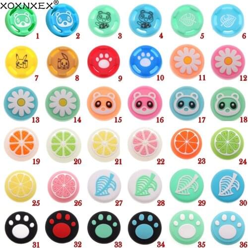 4pcs For NS JoyCon Thumb Stick Grip Cap Joystick Cover For Nintend Switch Lite Joy-Con Controller Gamepad Thumbstick Case