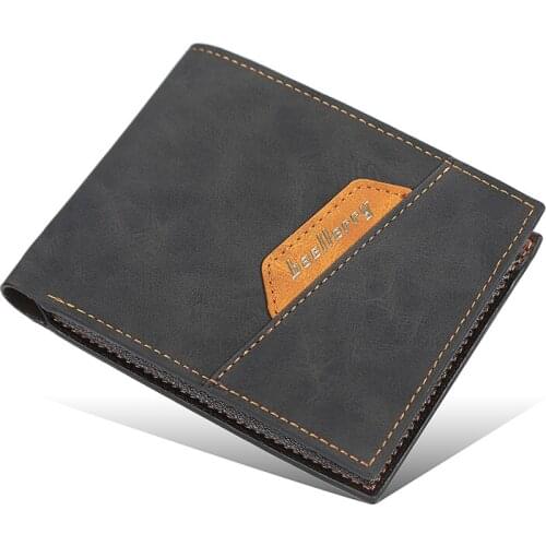 Men, short style, England, multi-card slot, thin style, wallet, horizontal style, youth, small ticket holder, card holder