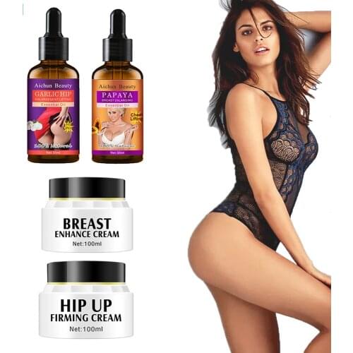 Garlic Essence Hip Oil Hip Brightening Firming Cream Buttocks Increase Beauty Breast Enhancement Cream Elasticity Massage Oil
