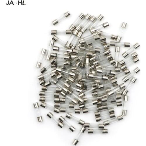 Or 100pcs/box 5*20mm Glass Fuse Not Assortable Kit 250V 2A / 1.6A Quick Shot Fast Blow Glass Tube Fuses 10pcs