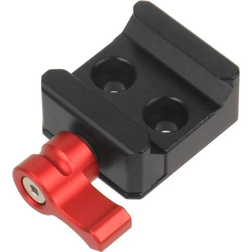 FEICHAO Aluminum Alloy Microphone Adapter Plate 1/4 Screw Adapter Expansion Module For Ronin RS2 RSC2 Handheld Gimbal Stabilizer