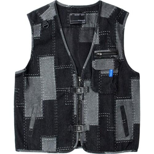 Men Camouflage Fishing Hunting Vest Cargo Outdoor Game Outwear Waistcoat Multi-Pocket Photography Recreational Fishing Vest