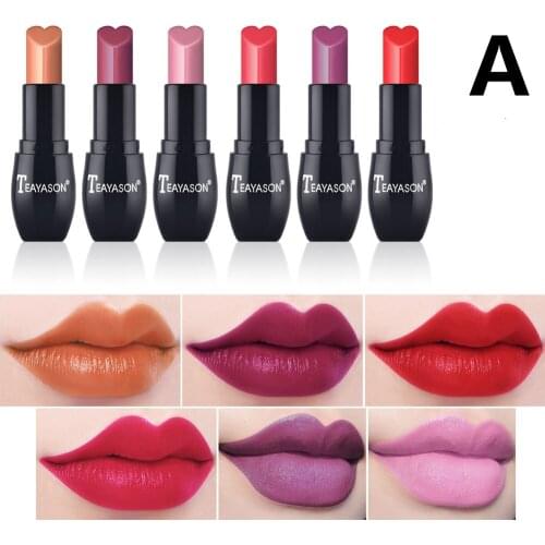 Lipsticks Set - 6 Fashionable Colors/Lipgloss Set, Waterproof Durable Long Lasting Moisturizing Matte Lip Gloss Lip Makeup Kit