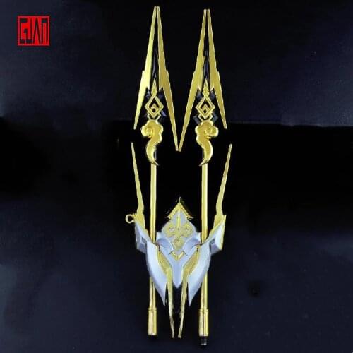 Weapon Hand Made Ma Chao Shenwei Alloy Weapon Model Toy 20cm Alloy Material Does Not Rust Easily King Around Hot Sword Toy