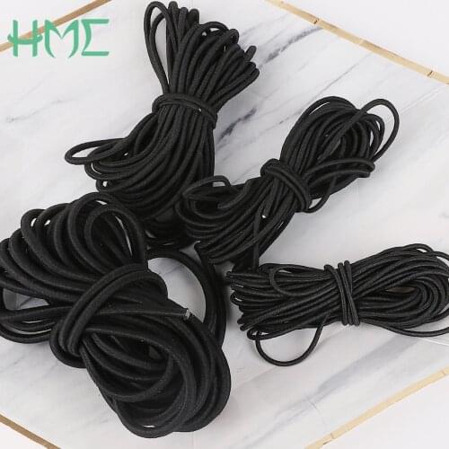 2m Strong Elastic Beading Stretch Black Rope Cord Jewelry String Thread For DIY Necklace Bracelet Jewelry Making Accessories