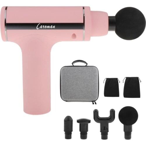 Handheld Electric Massage Gun Percussion USB Deep Tissues Acupuncture Point Muscle Massager for Home, Gym, Office, Travel