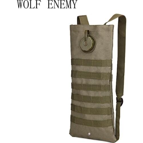 Molle 2.5L Hydration Water Reservoir Pouch Backpack Water Bag Outdoor Sport Hiking Hunting Airsoft Tactical Bike Hunting Bag