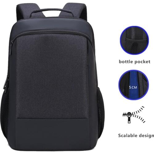2021 New Laptop Backpack Men 15.6 Inch Office Work Women Backpacks Waterroof Business Bag Unisex Black Backpack Slim Back Pack