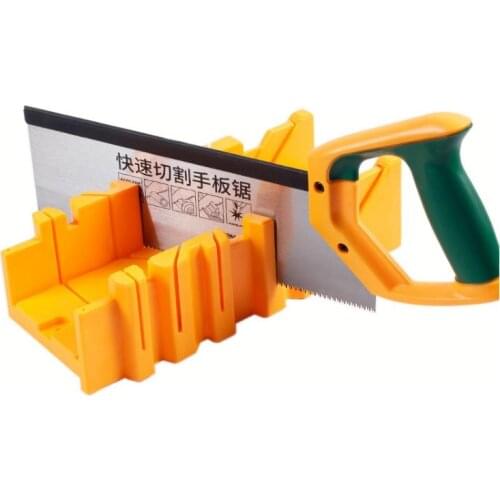 12 inch Miter Saw Cabinets Hand Saws Clamped Box Multifunction Multi-angle Woodworking Hand Tools Home DIY Wood Working tool