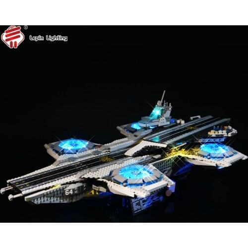 Led Light Modified Kit For Building Block Bricks 76042 Aircraft Carrier (Only Light No Model)