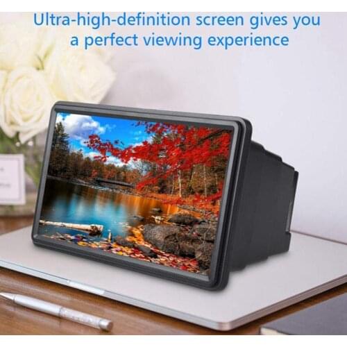 3D Universal Portable Video Enlarge Phone Screen Magnifier Amplifier Projector Bracket Desktop Holder Stand For Phone Convenient
