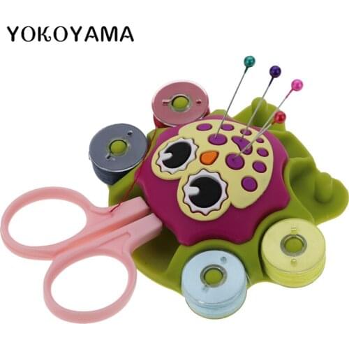 YOKOYAMA Rubber Storage Needle Inserting Sewing Tool Scissors Bobbin Core Collecting Box Home DIY Embroidery Sewing Parts