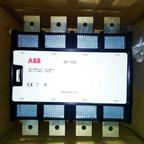 ABB 4-ploe contactors AC-1 1000A AC operated with 1 N.O. + 1 N.C. auxiliary contacts EK1000-40-11
