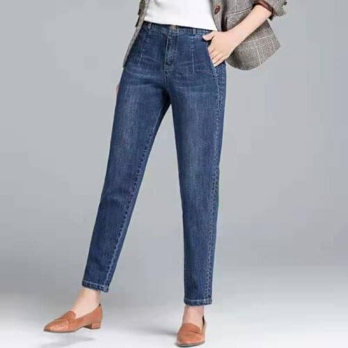 Woman Jeans Pants Spring Autumn Jeans Womens High Waist Womens Large Size Loose Pantalones Vaqueros Mujer