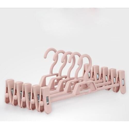 10pcs/lot 34.5cm Plastic Trousers Rack/Antiskid Trousers Rack/Multifunctional Trousers Rack