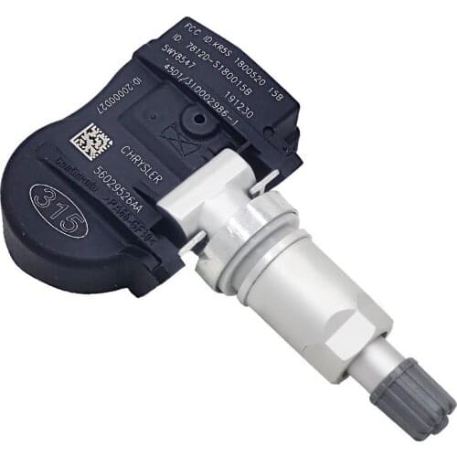 Car TPMS Sensor 56029526AA 315MHz Tire Pressure Monitoring System For Chrysler Dodge Jeep Compass Grand Tyre Air Monitor Sensor