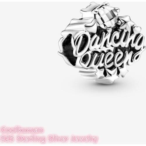 2021 Autumn Original 100% 925 Sterling Silver Openwork Dancing Queen Charm beads Fits Pandora bracelets Jewelry Making