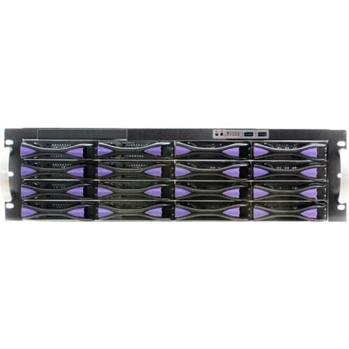 Dengshi ednse 3U hot plug 16 disk server computer rack chassis depth 65 / 55 / 48
