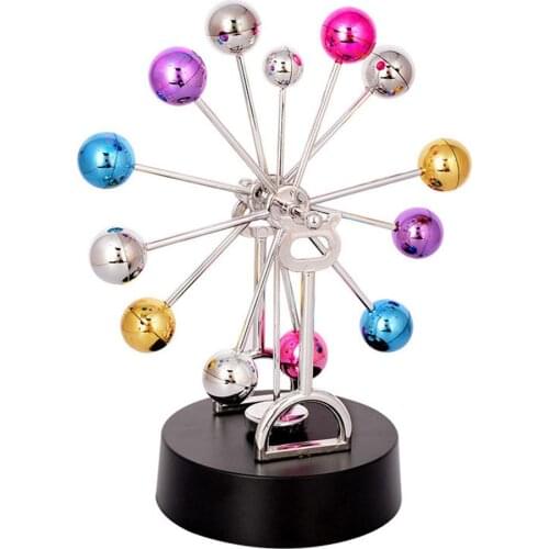 Ferris Wheel Permanent Motion Meter Innovative Romantic Color Ball Perpetual Motion Instrument for Home Decoration