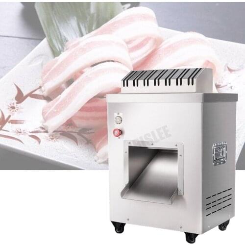 Commercial High Efficiency Electric Meat Cutter Vegetable Slicer Stainless Steel Automatic Cutting Machine