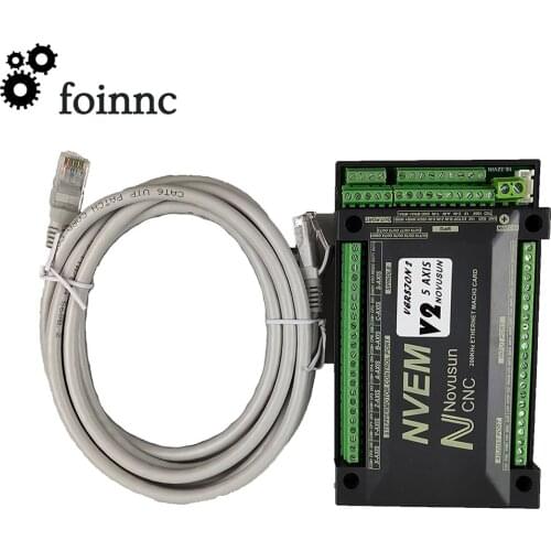 MACH3 nvemv2.1 3 axis / 4 axis / 5 axis / 6 axis Ethernet CNC motion controller Slave funct for Stepper,Servo motor