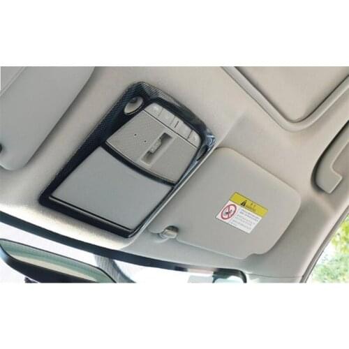 For Nissan X-Trail Rogue T32 2014-2017 2018 Reading Light Lamp Cover Trim ABS Carbon Fiber Decoration Car Styling Accessories