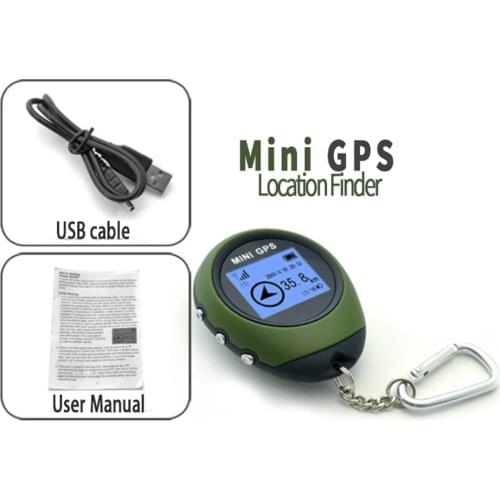Mini GPS Locator Outdoor Compass Mountain-Climbing Device Personal Locator Navigator In Forest Camping Survival Equipment