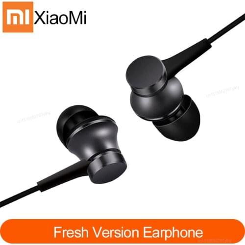 Original Xiaomi Mijia Piston In-Ear Stereo Headphones Remote Microphone Music Headphones for Xiaomi Samsung Iphone SE 5s6s MP3