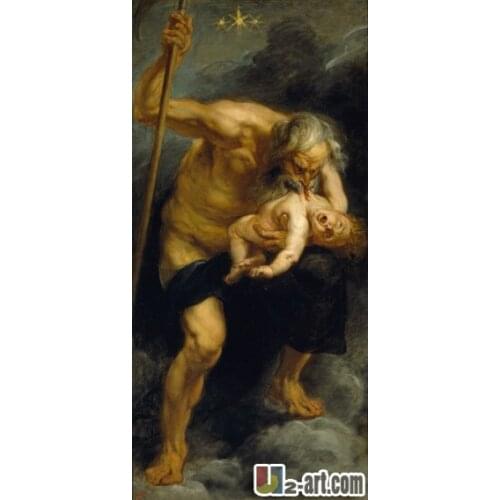 Canvas Prints (Saturno Devorando a Sus Hijos Rubens) Wholesale giclee canvas printing art oil painting 13-Zjyh-(101)(16*32 inch)