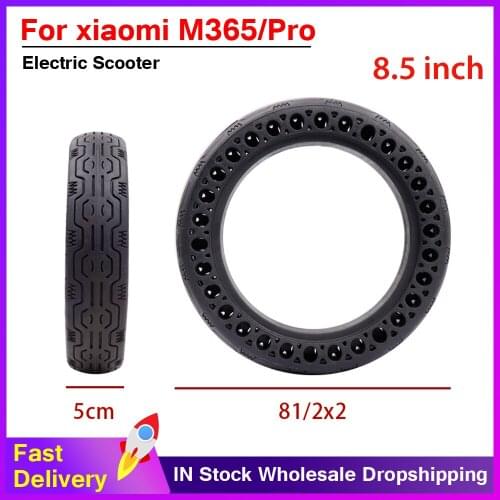 2PCS 8.5 inch electric scooter tire for xiaomi M365 PRO skateboard hollow solid tyres shock absorber rubber tries for mi mijia