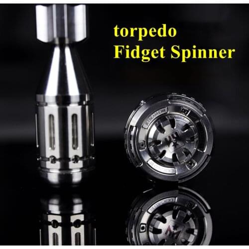 Fidget Spinner Titanium Alloy Torpedo Assembling Finger Spiral Toy Adult Anti-stress High-speed Rotating R188 Interesting Gift