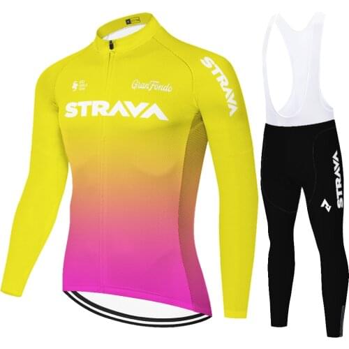 2021 STRAVA maillot ciclismo hombre summer spring quick dry uniforme ciclismo hombre​ ​​20D gel bike jersey set
