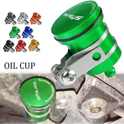 FOR KAWASAKI VERSYS VERSYS X250 300X 650CC 1000 2012-2020 Universal Motorcycle Brake Fluid Reservoir Clutch Tank Oil Fluid Cup
