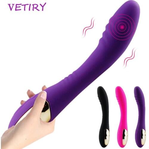 VETIRY 10 modes Dildo Vibrator for Women Soft Female Vagina Clitoris Stimulator Massager Masturbator Sex Products for Adults
