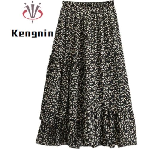 Dwon Cotton Women Skirts Autumn Winter Ladies A-Line Thick Skirts Warm Velvet One-Piece Zipper Skirts Oversized 4XL Skirt KE1912